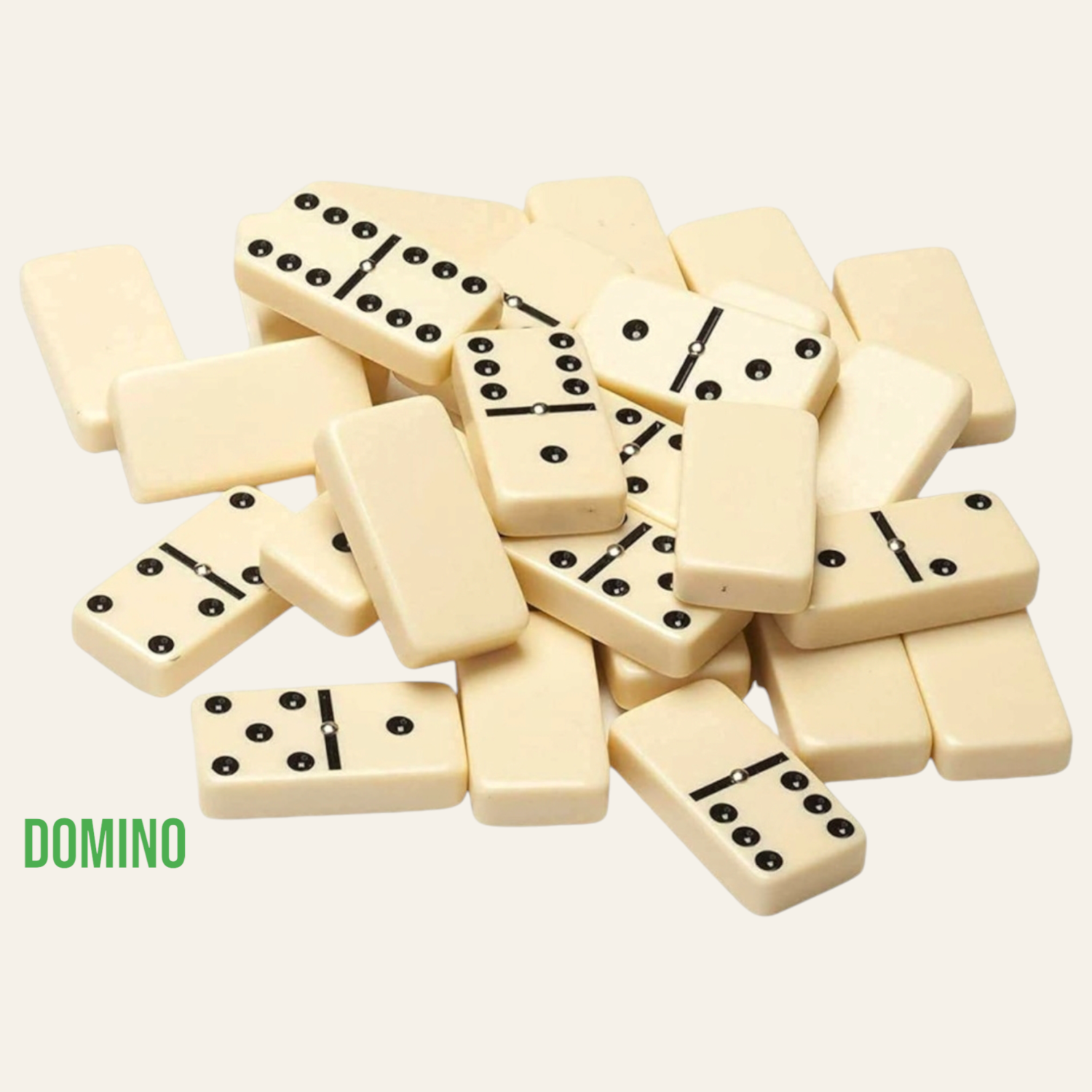 Dominoes Domino Tile Game Double 6 Color Dot 28 Pcs Dominoes Set Educational Game for Kids, Adults (White)