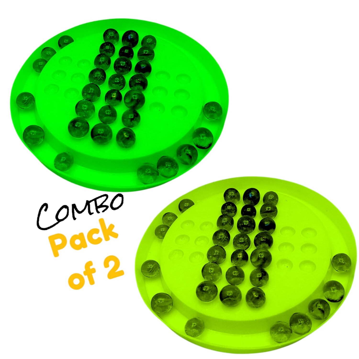 Brainvita Mind Booster Game – Brain Teaser Puzzle (Pack of 2 Combo Deal)